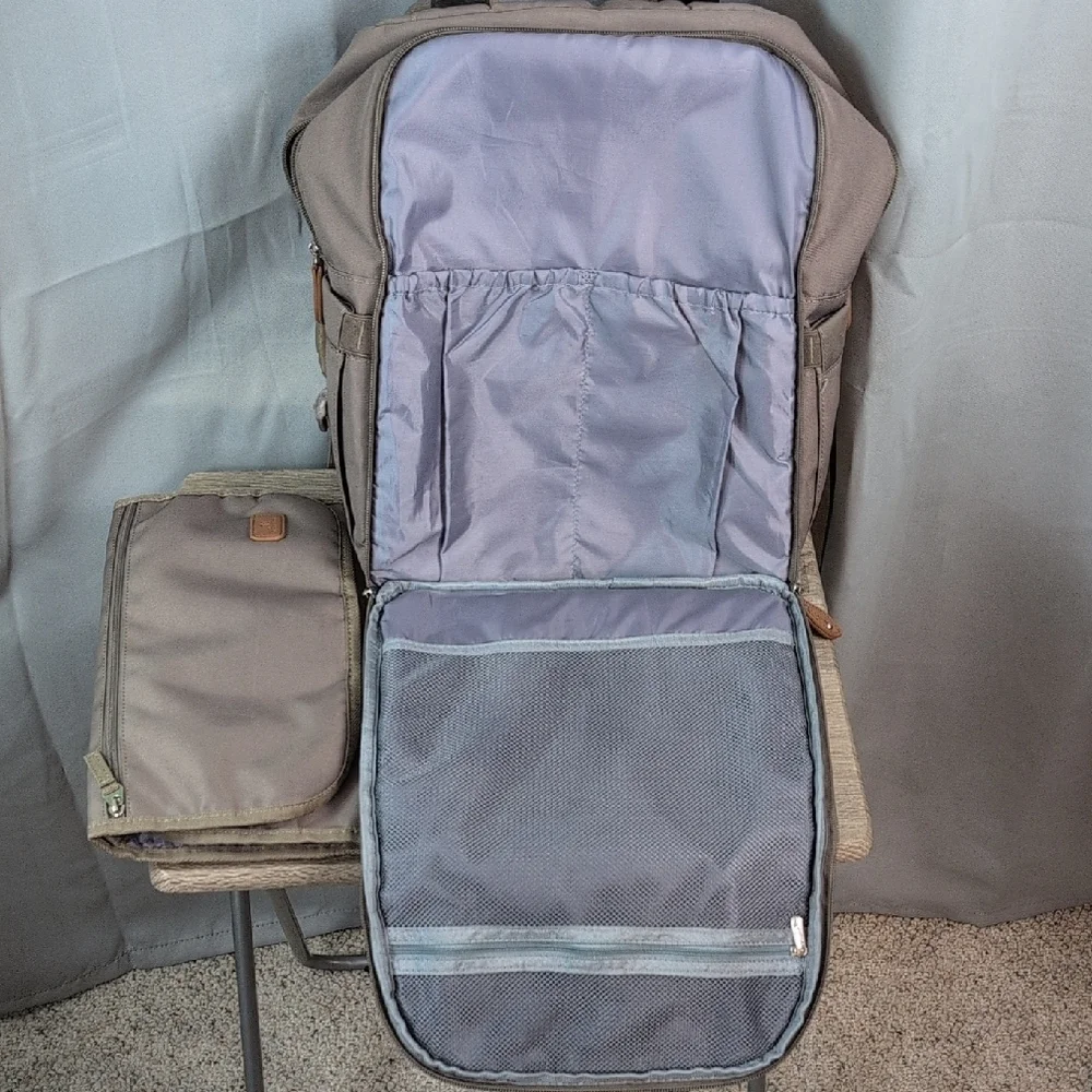 Elegant Quilted Brown Baby Bag‎